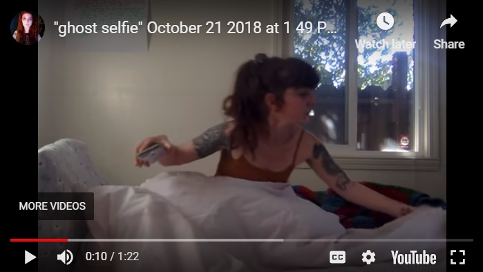ghost selfie