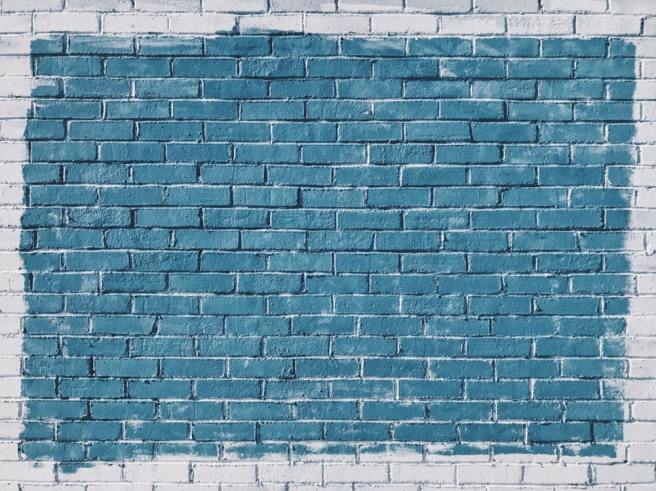 blue bricks